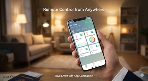 Toyanc Smart Multi-Mode Gateway, Zigbee 3.0 & Bluetooth Mesh Hub, Tuya Smart Life App Control, Compatible with Alexa & Google Home, 2.4GHz Wireless Bridge (White) — view 4