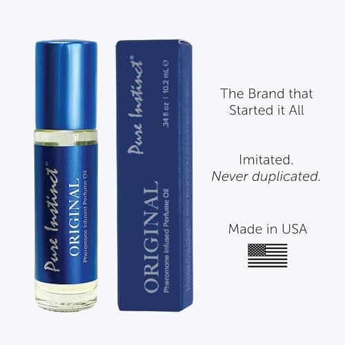 Pure Instinct Roll-On - The Original Pheromone Infused Essential Oil Perfume Cologne - Unisex For Men and Women - TSA Ready — view 2