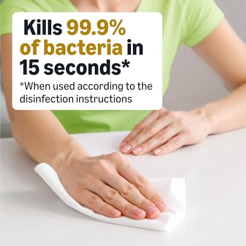 Amazon Basics Disinfecting Wipes, Lemon & Fresh Scent, Sanitizes, Cleans, Disinfects & Deodorizes, 255 Count (3 Packs of 85), Packaging May Vary — view 2