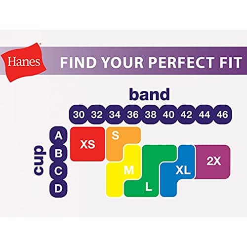 Hanes Womens Cropped Bralette, Breathable Pullover Bra, Crop Top, Solid Or Assorted, 3-pack Bra, Sky Grey Heather/Concrete Heather/White, Medium US — view 5