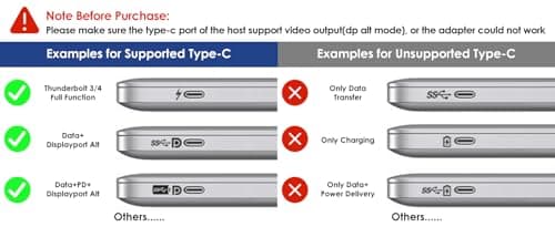 Laptop Docking Station,12 in 1 Triple Display USB C Hub for Windows with Dual DP, HDMI, 100W PD in, Gigabit Ethernet, USB3.0/2.0 Ports, SD/TF Card Reader, Mic/Audio for Lenovo HP Dell — view 5