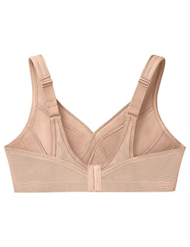 Glamorise Women's Full Figure Sports Bra, Cafe, 40 G Brown — view 5
