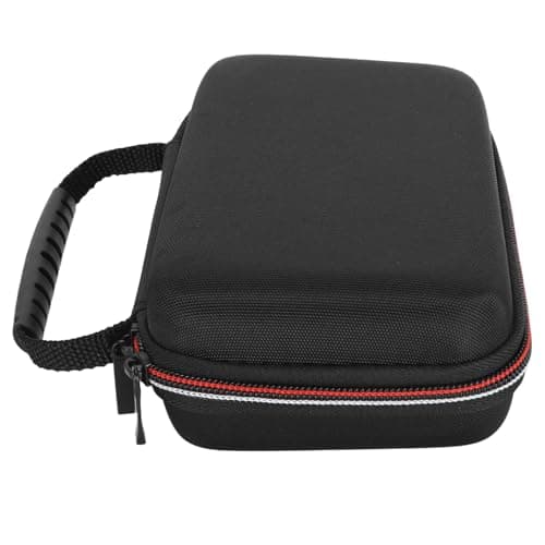 Generic Game Console Carrying Case Durable Protective with Inner Pocket for New 3DS XL 2DS XL, Travel Pouch for Gamers, Nylon Black — view 2