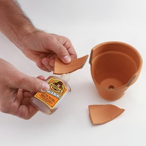 Gorilla Glue Original, 100% Waterproof, Indoor & Outdoor, Polyurethane Glue, Versatile Bonding Adhesive, Easy Application Nozzle, 2oz/59mL (Pack of 1), 51002C — view 2