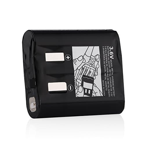 EBL 3.6V 1000mAh Rechargeable Battery Compatible with 53615 m53615 KEBTt-071-A KEBT-071-B KEBT-071-C KEBT-071-D Talkabout 5950 T4800 T4900 T5000 T5800 T9500R FV500 Series HKNN4002A HKNN4002B 2 Pack — view 4