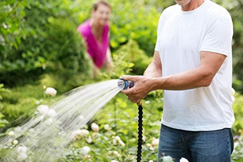 INNAV8 Garden Hose Nozzle Heavy Duty - Features 10 Spray Patterns, THUMB CONTROL On Off Valve Hose Sprayer Nozzle for Easy Water Control - Outdoor Water Hose Nozzle Head Attachment — view 5