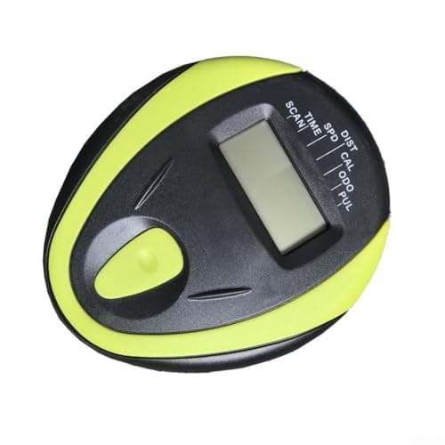 Exercise Bike Monitor with LCD Display for Heart Rate, Speed, Distance and Calories Tracking, for Stationary Bikes, 147x124mm, Plastic, 2X AAA Batteries (Not Included) — view 4