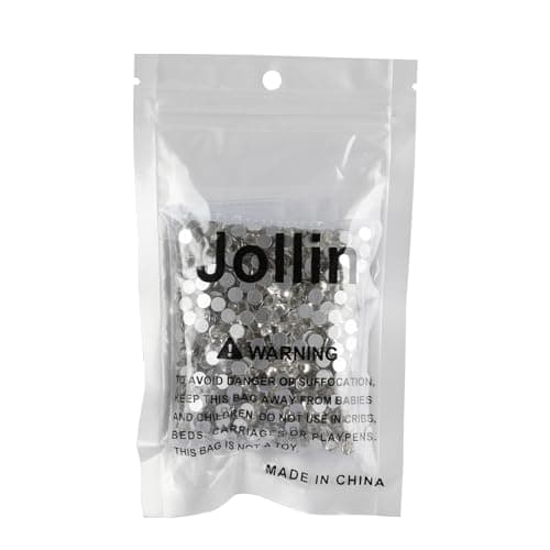 Jollin 1440pcs Glue Fix Crystal Flatback Rhinestones Glass Diamantes Gems for Nail Art Crafts Decorations Clothes Shoes 4.8mm (ss20, Crystal) — view 6