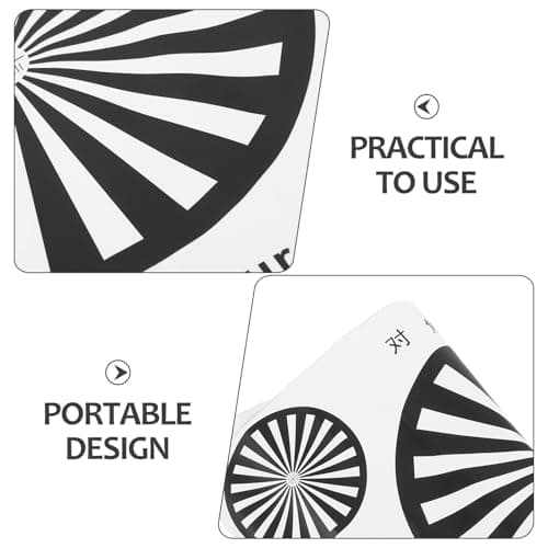TOVINANNA CCTV Lens Calibration Card for Security Cameras with Black Self-Adhesive Paper, Precise Focus — view 2