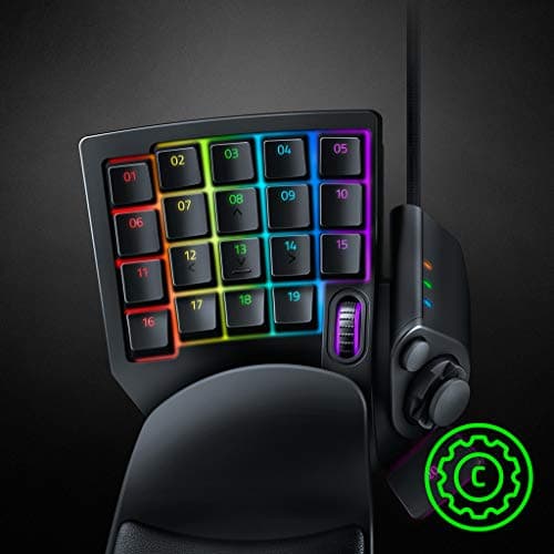Razer Tartarus V2 Gaming Keypad: Mecha Membrane Key Switches - One Handed Keyboard - 32 Programmable Keys - Customizable Chroma RGB Lighting - Programmable Macros - Razer Snap Tap - Black — view 5