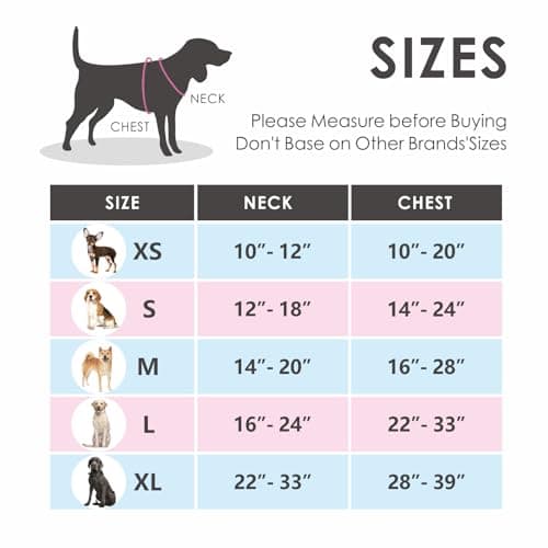 PHOEPET Reflective Dog Harness Large Breed Adjustable No Pull Vest with with Handle 2 Metal Rings 3 Buckles [Easy to Put on & Take Off](M, Orange) — view 5