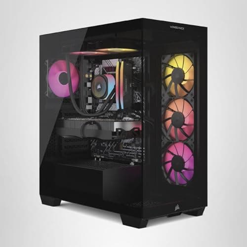 Corsair Vengeance i7500 Gaming PC – Liquid Cooled Intel Core i9-14900KF CPU – NVIDIA GeForce RTX 5080 GPU – 32GB Vengeance RGB DDR5 Memory – 2TB M.2 SSD – Black — view 10