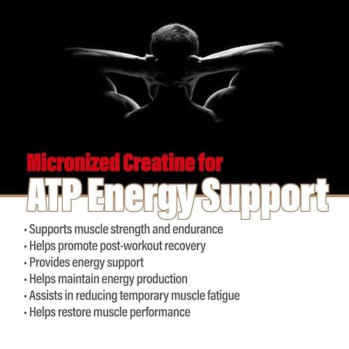 METALIFE 100% Pure Creatine Monohydrate Powder 60 Servings, Canada-Made, Micronized Powder, Muscle Growth, Unflavored, Ideal for Athletes & Fitness Enthusiasts, Third Party lab Tested, Vegan, 300 g — view 2