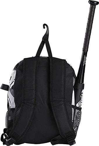 Rawlings | REMIX Backpack Equipment Bag | T-Ball & Youth Baseball / Softball | Black — view 3