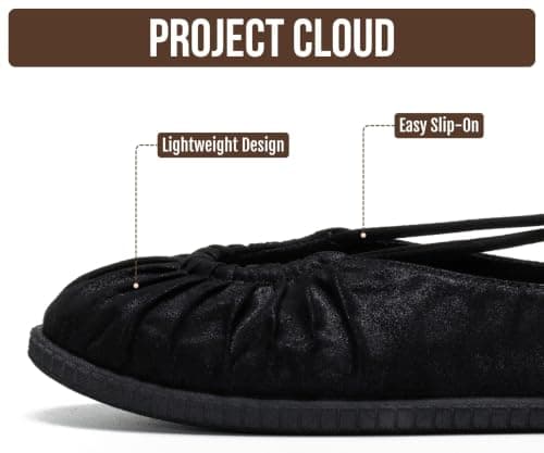 Project Cloud Lightweight Ballet Flats & Ballerina Shoes for Women (Cheers) — view 2