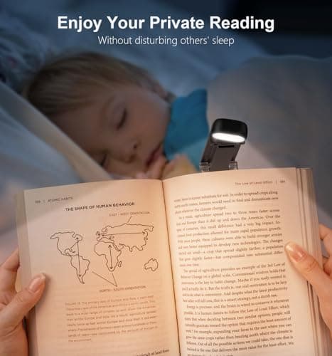 Gritin Reading Light, Rechargeable Book Light for Reading in Bed — view 7