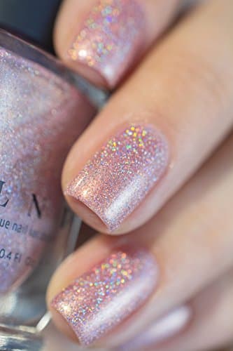 ILNP Ballet Slipper - Soft Pink Holographic Nail Polish, Ballet Pink Shimmer Polish, Vegan, Non-Toxic, Cruelty Free — view 7