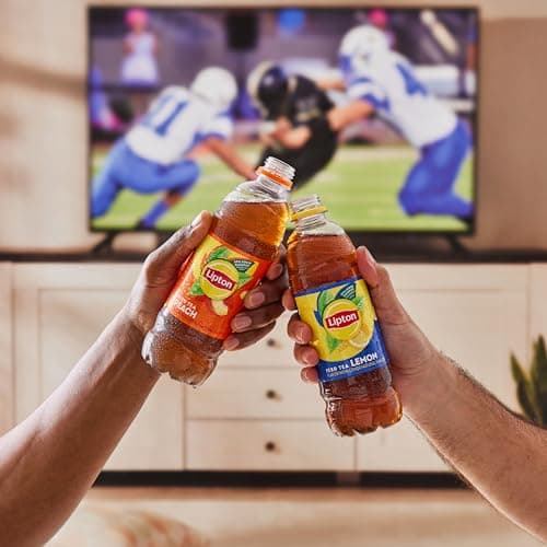 Lipton Zero Sugar Iced Tea, Green Tea Citrus, 16.9 fl oz Bottles, (12 Pack), 100% DV Vitamin C — view 4