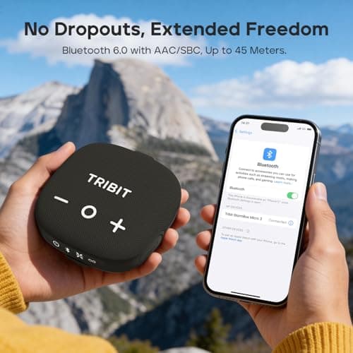 Tribit StormBox Micro 3 Portable Bluetooth Speaker, 13W Bike Speaker with IP68 Waterproof, 24H Playtime, Wireless, BT6.0, Loud Sound, TWS Pairing, XBass, Magnetic & Strap for Outdoor/Home/Hiking/Golf — view 5