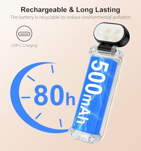 Gritin Reading Light, Rechargeable Book Light for Reading in Bed — view 5