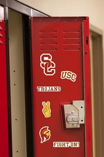 University of Southern California USC 50ct Premium Vinyl Large Sticker Pack for Laptop Water Bottle Tablet Skateboard Indoor Outdoor Decals — view 3