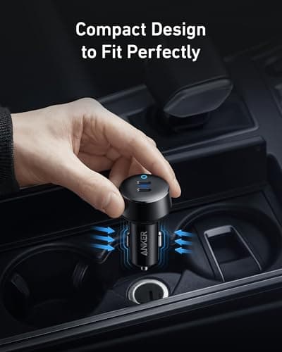 Anker USB C Car Charger, 40W 2-Port PowerIQ 3.0 Type C Adapter, iPhone 17 Car Charger, PowerDrive III Duo with Power Delivery for iPhone 17/17 Pro Max/16/15/14 Series, Galaxy S24/23,AirPods and More — view 4