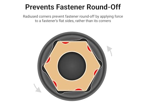 TEKTON 1/2 Inch Drive x 21 mm Deep 6-Point Impact Socket | SID23121 — view 4