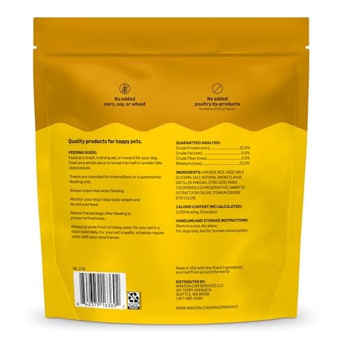 Amazon Basics Dog Treats Chicken and Waffle Bites 12oz (Previously Wag) — view 7