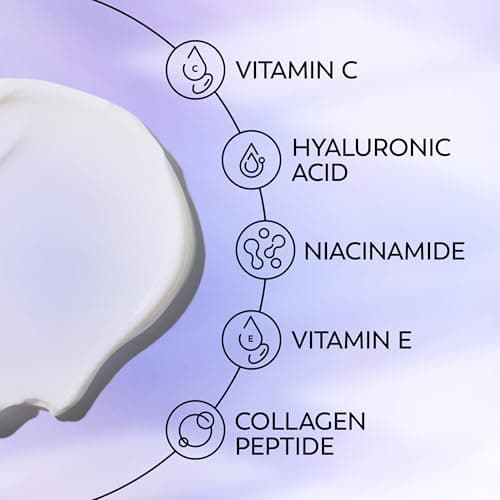 Olay Super Cream with Sunscreen SPF 30, Ultra Lightweight Face Moisturizer with Vitamin C, Hyaluronic Acid, Niacinamide, Vitamin E, and Collagen Peptide that hydrates, smooths, brightens, firms, and protects with SPF, 50 mL — view 4