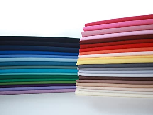 COTTONVILL 20COUNT Cotton Solid Quilting Fabric (10inch square, 13-Maize) — view 4