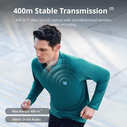DJI Mic Mini 2 Transmitter, Wireless Mini Mic, Vlogging Microphone, Bluetooth Microphone, Ultralight, 8h Operating Time, Power Saving, Noise Cancelling, Streaming — view 5