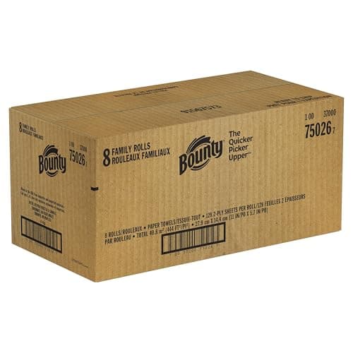 Bounty Quick Size Paper Towels, White, 8 Family Rolls — view 11