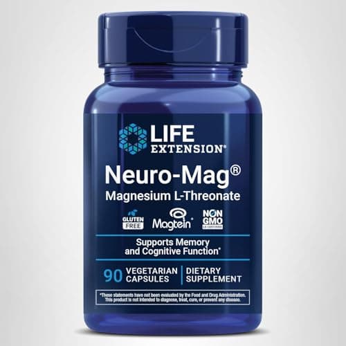 Life Extension Neuro-Mag Magnesium L-Threonate, 90 Vegetarian Capsules — view 10