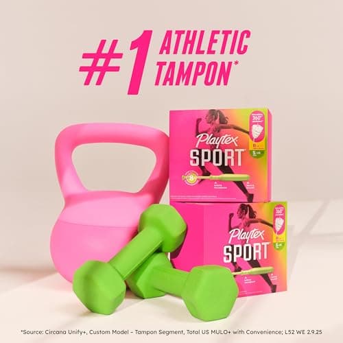 Playtex Sport Tampons, Super Absorbency, Pack of 48 Tampons — view 5