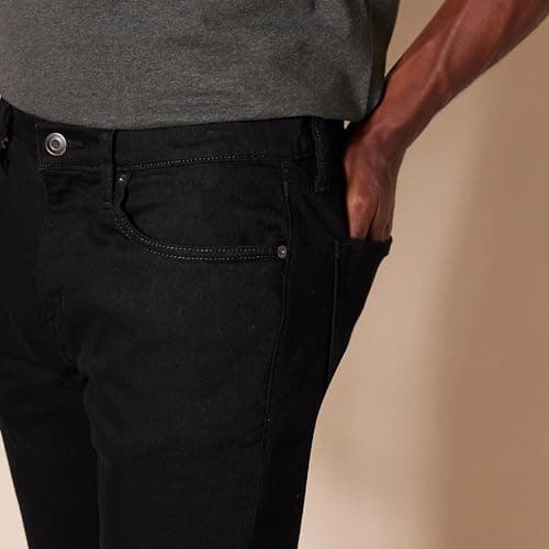 Amazon Essentials Men's Skinny-Fit Stretch Jean, Black, 30W x 32L — view 2