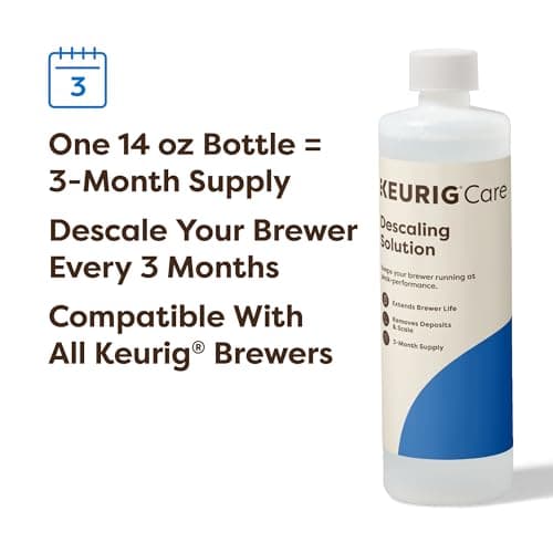 Keurig Brewer Cleaner Includes 14 oz. Descaling Solution, Compatible Classic/1.0 & 2.0 K-Cup Pod Coffee Makers — view 4