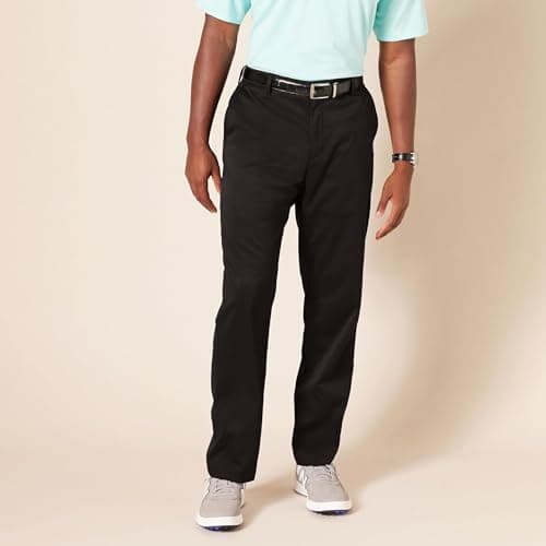Amazon Essentials Men's Straight-Fit All-Day Stretch Golf Pant, Black, 38W x 32L — view 4