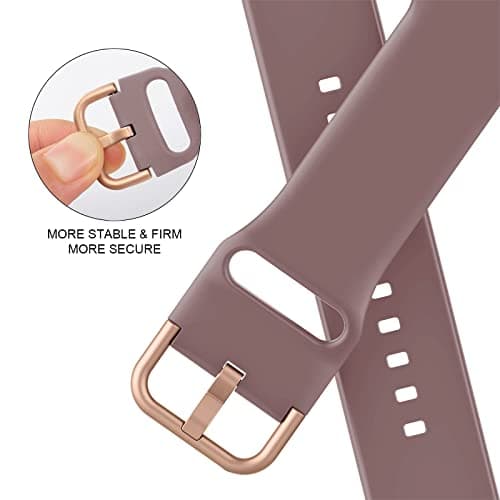 Sport Band Compatible with Apple Watch Bands 49mm 46mm 45mm 44mm 42mm 41mm 40mm 38mm, Soft Silicone Replacement Strap with Classic Clasp for iWatch Series 11 10 9 8 7 6 5 4 3 2 1 SE Ultra Women Men — view 3