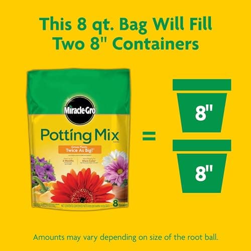 Miracle-Gro Potting Mix, 8 qt. (2-Pack) — view 5