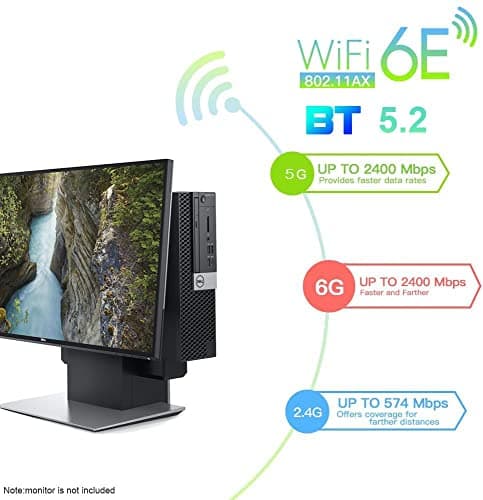 Dell OptiPlex 7070 SFF Desktop Computer PC, Intel 8 Core i7-9700 3.0GHz up to 4.70GHz,32GB DDR4 Ram New 1TB NVMe M.2 SSD,AX210 Built-in WiFi 6E,Windows 11 Pro, Wireless Keyboard & Mouse (Renewed) — view 3