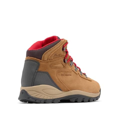 Columbia Womens Newton Ridge Plus Waterproof Amped, Elk/Mountain Red, 9 Wide — view 2