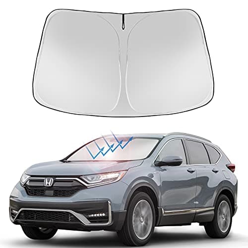 Proadsy Front Windshield Sun Shade Foldable Sunshade Protector Custom Fit 2017-2022 CRV SUV LX EX EX-L EX-L Navi Touring Accessories 2025 Upgrade