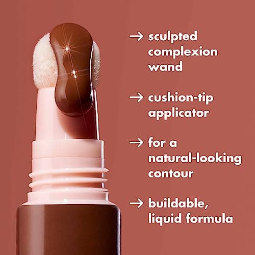 e.l.f. Halo Glow Contour Beauty Wand, Liquid Contour Wand For A Naturally Sculpted Look, Buildable Formula, Vegan & Cruelty-free, Light/Medium — view 3