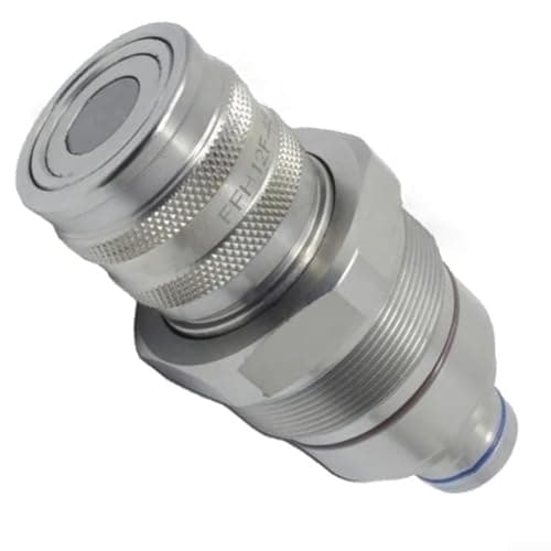 Female Flat Face Hydraulic Coupler for Bobcat Skid Steer Loader 333E 332E 329E 328E 326E Replaces 7246802 T40647 4FH08F Heavy Duty Metals Fitting — view 4