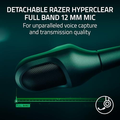 Razer BlackShark V3 Pro Wireless ANC Gaming Headset for PS5: Full Band Mic - 50mm Drivers - 2.4 GHz, Bluetooth, 3.5mm - Works with PC, Mac, Nintendo Switch, Smartphone - Long Battery Life - Black — view 3