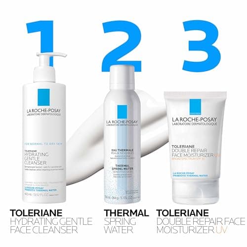 La Roche-Posay Toleriane Double Repair UV SPF Moisturizer for Face, Daily Facial Moisturizer with Sunscreen SPF 30, Niacinamide and Glycerin, Oil Free, Moisturizing Sun Protection — view 5