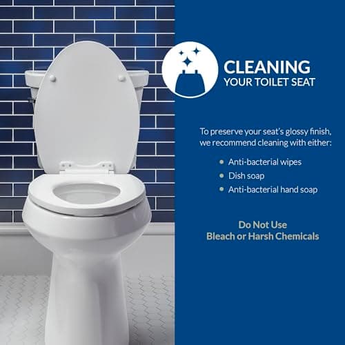 Bemis 1500EC 390 Lift-Off Wood Elongated Toilet Seat, Cotton White (Pack of 1) — view 3