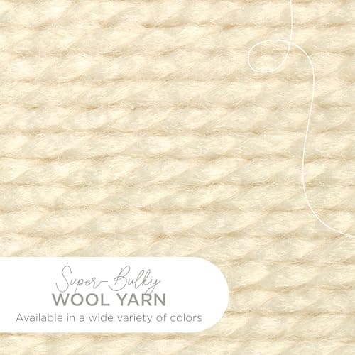 Lion Brand Yarn Wool-Ease Thick & Quick Yarn, Soft and Bulky Yarn for Knitting, Crocheting, and Crafting, 3 Pack, Fisherman