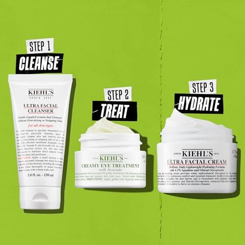 Kiehl's Avocado Eye Treatment, Nourishing and Hydrating Eye Cream, Avocado Oil and Caffeine to Energize and Invigorate Skin, Tired Eyes, 99% Naturally Derived Formula - 0.5 fl oz — view 6