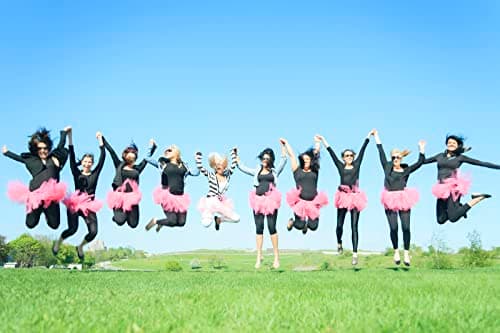 XINXIYAN Pink Tutu Skirts for Women Halloween Costume Adult Party Favor Dance Tulle Skirts — view 2